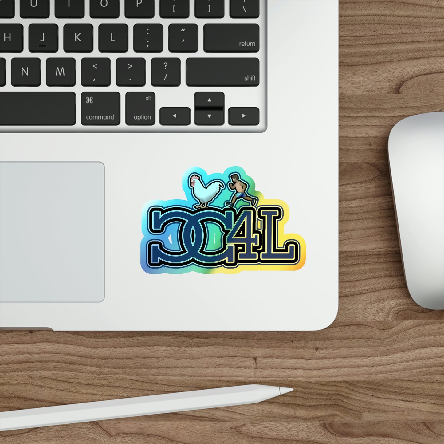 Holographic CC4L Die-cut Sticcers