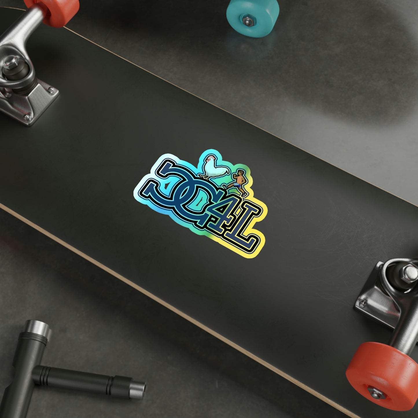 Holographic CC4L Die-cut Sticcers