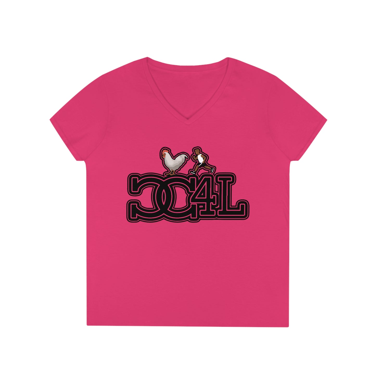 Ladies' CC4L V-Neck T-Shirt