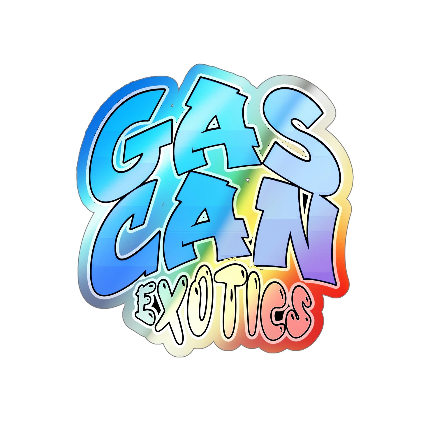 Holographic GCE Die-cut Sticcer
