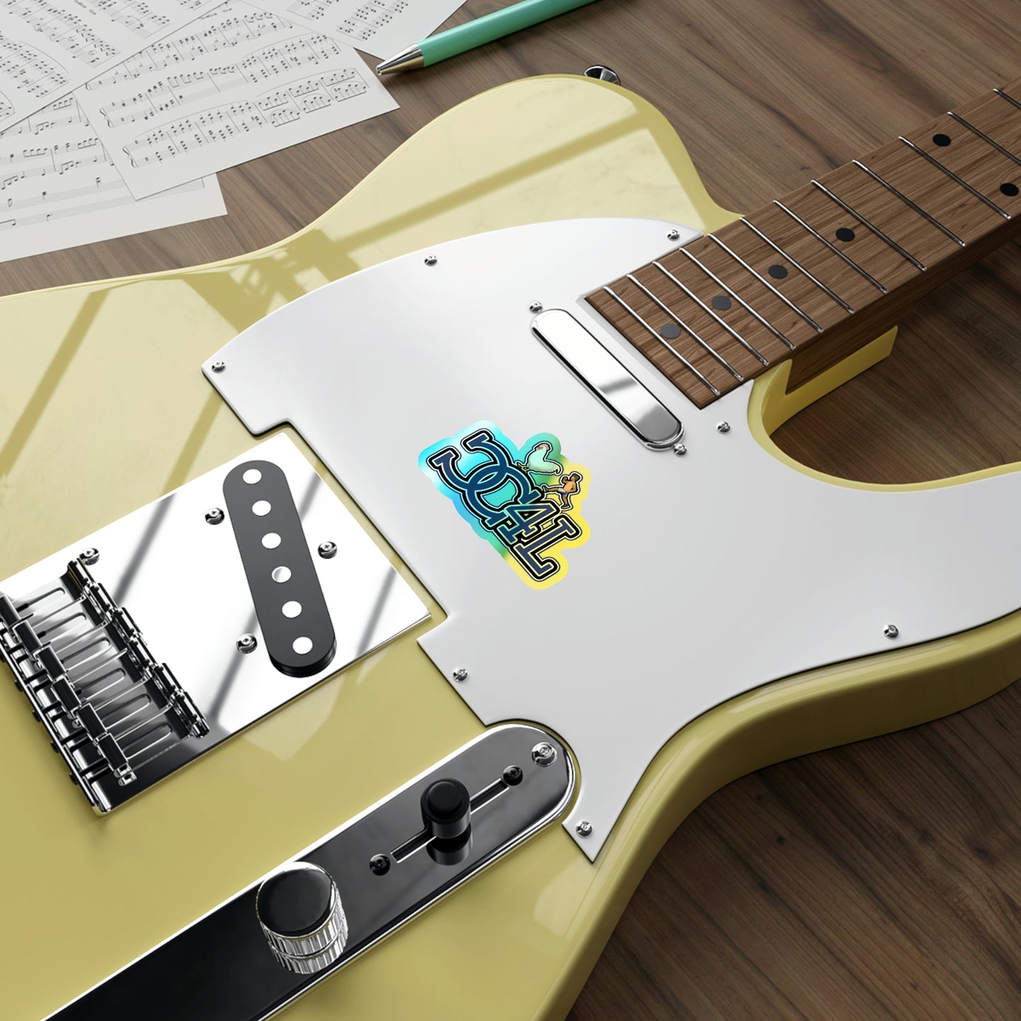 Holographic CC4L Die-cut Sticcers