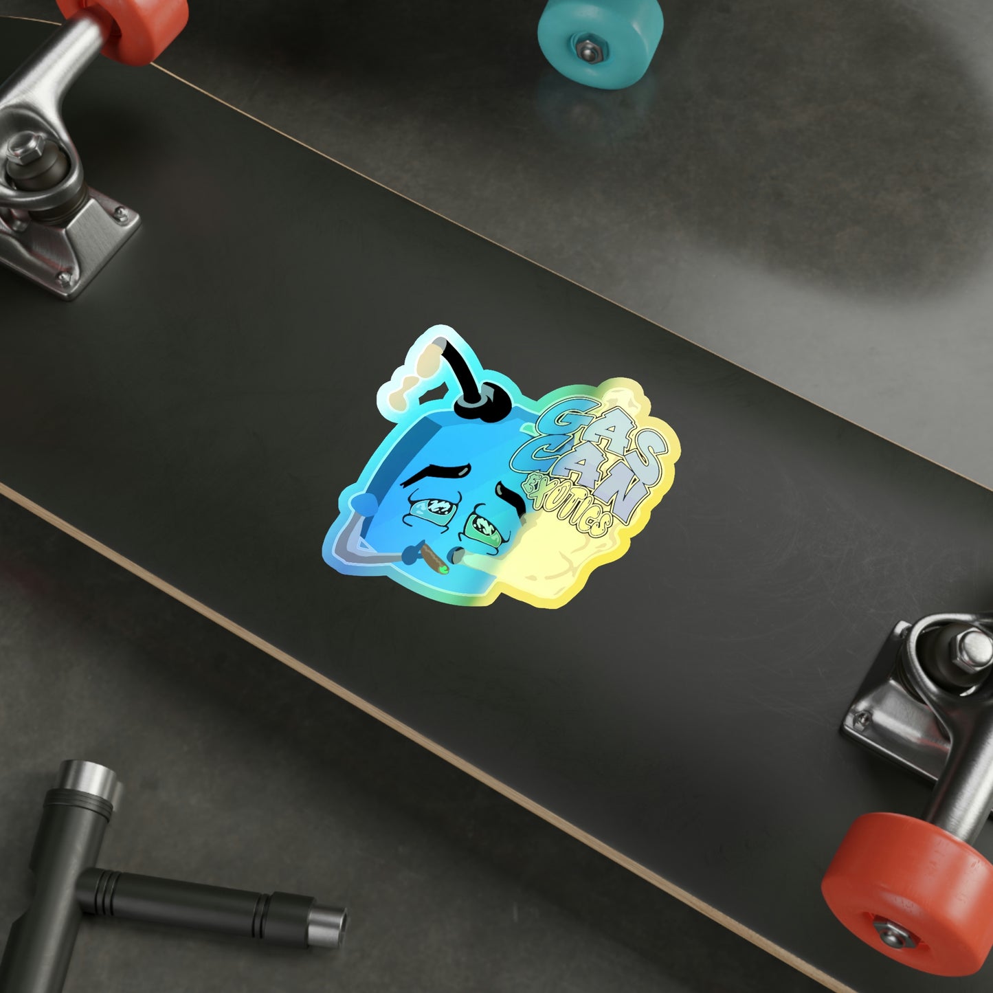 Holographic GCE Die-cut Sticcer