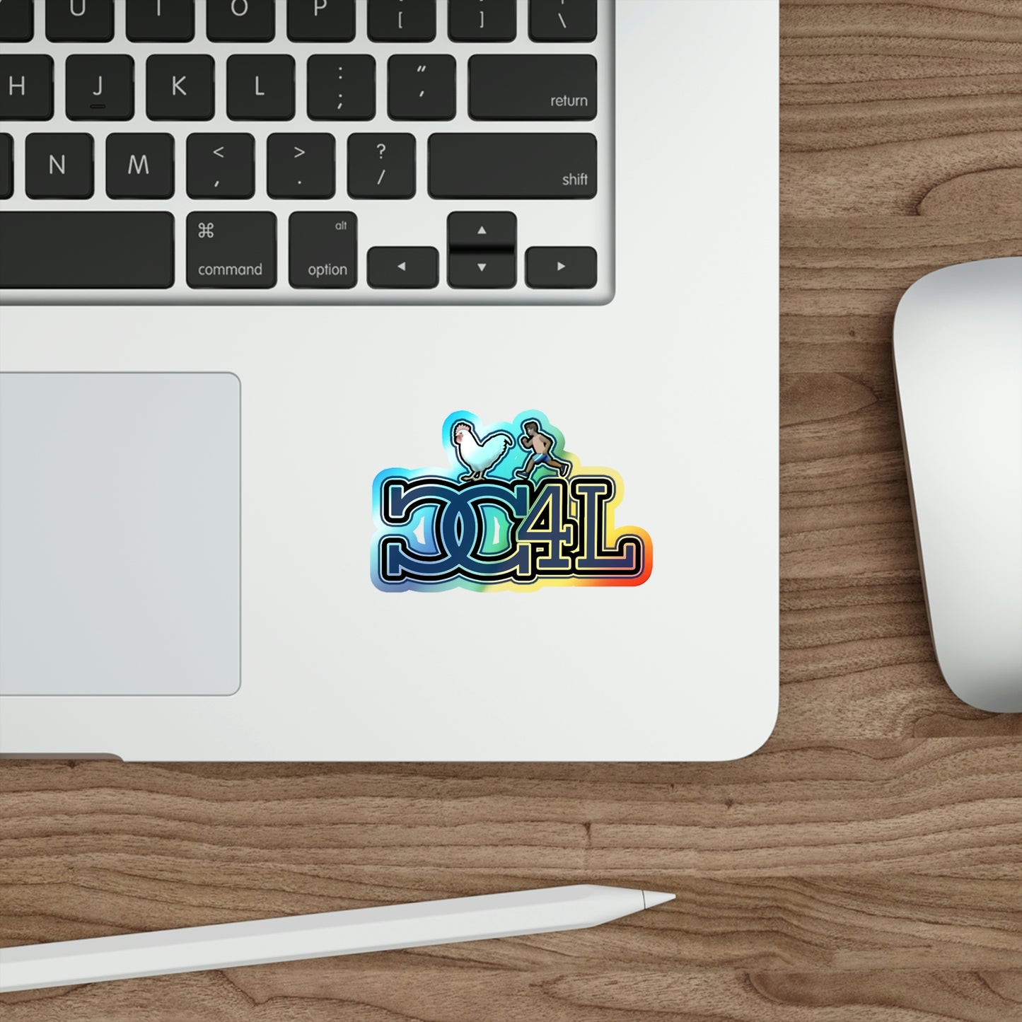 Holographic CC4L Die-cut Sticcers