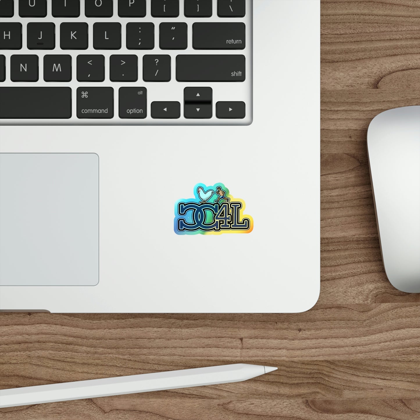 Holographic CC4L Die-cut Sticcers