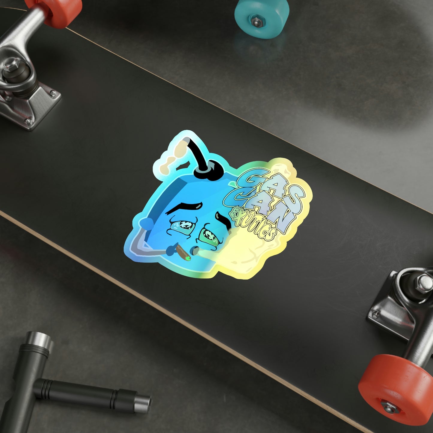 Holographic GCE Die-cut Sticcer